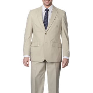 Palm Beach Men's Big & Tall Oyster 2-button Suit
