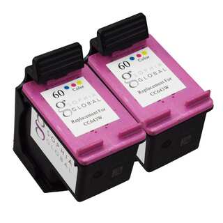Sophia Global Remanufactured Ink Cartridge Replacement for HP 60 (2 Color)