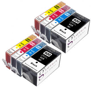Sophia Global Remanufactured Ink Cartridge Replacement for HP 920XL (2 Black, 2 Cyan, 2 Magenta, 2 Yellow)