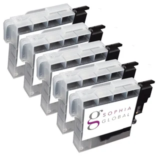 Sophia Global Compatible Ink Cartridge Replacement for Brother LC61 (5 Black)