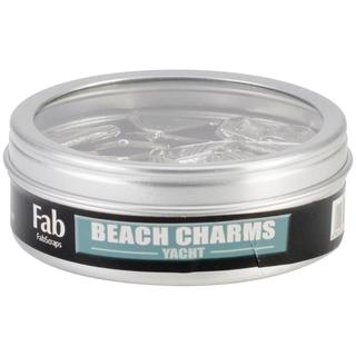Silver Embellishments 30/Tin - Beach Charms - Yacht