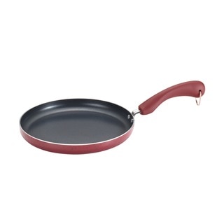 Paula Deen Signature Porcelain Nonstick 10 1/2-inch Red Round Griddle