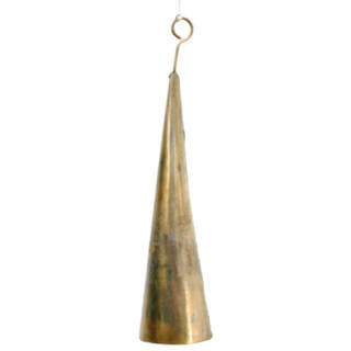Handmade Metal Bell Ornament (India)