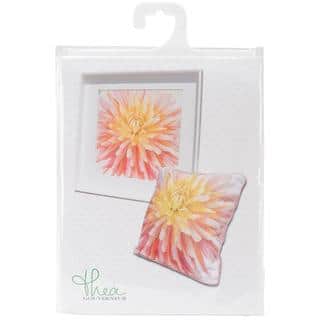 Dahlia On Aida Counted Cross Stitch Kit - 13 X13 16 Count