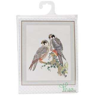 Falcons On Aida Counted Cross Stitch Kit - 18-7/8 X23-5/8 16 Count