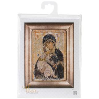 Our Lady Of Vladmir On Aida Counted Cross Stitch Kit - 8-3/4 X13 18 Count