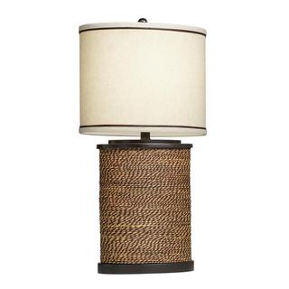Transitional 1-light Natural Rope Table Lamp