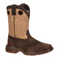 Children's Durango Boot DBT0117 Lil' Rebel 8in Saddle Brown/Tan Leather