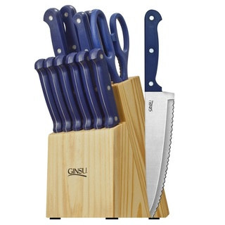 Ginsu Essentials Series Blue 14-piece Cutlery Set