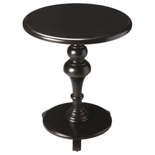 Black Licorice Pedestal Table
