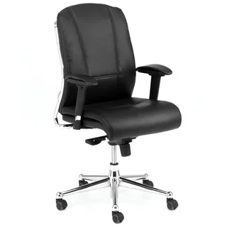 Derby Black Upholstered Task Chair