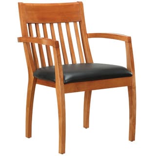 Bently Honey Maple Frame Slat Back Guest Chair