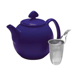 Chantal Indigo Blue 1-1/2-quart Teapot with Stainless Steel Infuser