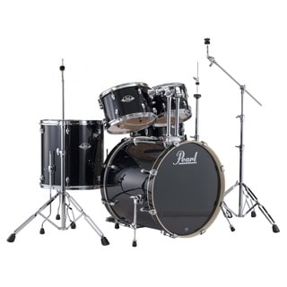 Pearl Export 5-piece Jet Black Drum Kit