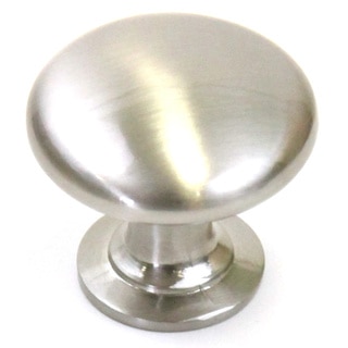 Round Circular Stainless Steel Finish 1.25-inch Cabinet and Drawer Knobs Handles (Case of 25)