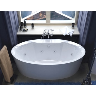 Mountain Home Alpine 34 x 68 Acrylic Air and Whirlpool Jetted Freestanding Bathtub