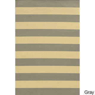 Indoor/ Outdoor Stripe Rug (1'9 x 3'9)