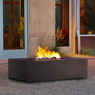 Real Flame 'Baltic' Kodiak Brown 50.5 in. L x 32.25 in. W x 15.5 in. H Rectangle LP Fire Table