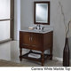 Direct Vanity 32-inch Dark Brown Mission Turnleg Spa Single Vanity Sink Cabinet - Thumbnail 0