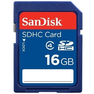 SanDisk 16GB Class 4 SDHC Flash Memory Card