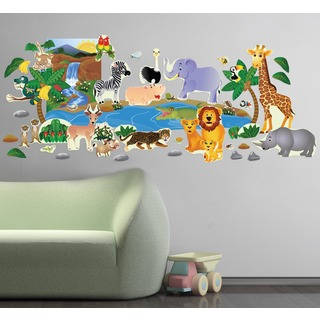 Jungle Plus Interactive' Wall Decal Set