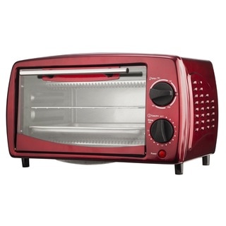 Brentwood TS-345R Red 4-slice Toaster Oven