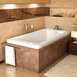 Mountain Home Vesuvius 30x60-inch Acrylic Soaking Drop-in Bathtub