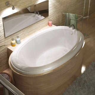 Mountain Home Tyree 44x78-inch Acrylic Soaking Drop-in Bathtub