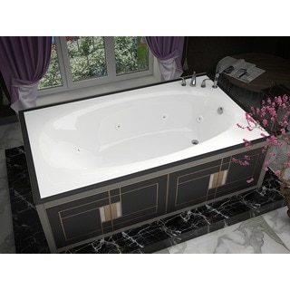Mountain Home Ouray 42x66-inch Acrylic Whirlpool Jetted Drop-in Bathtub