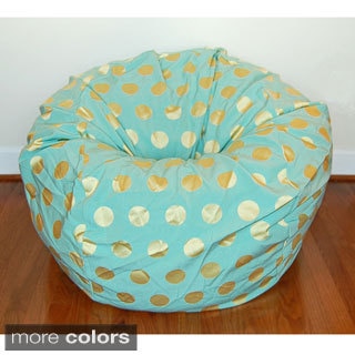 Delightful Dots 36-inch Washable Bean Bag Chair