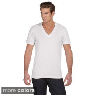 Canvas Men's Jersey Deep V-neck T-shirt