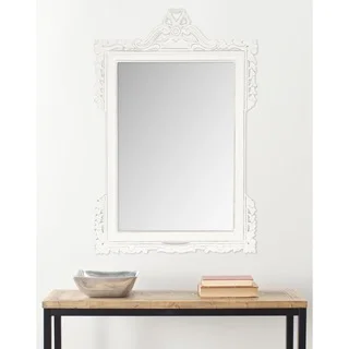 Safavieh Pedimint White 31 x 47-inch Rectangular Mirror