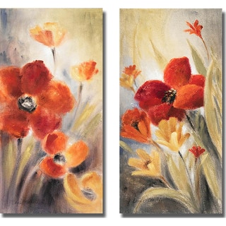 Lanie Loreth 'Secret Garden I and II' 2-piece Canvas Set