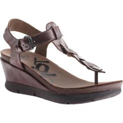 Women's OTBT Graceville Wedge Sandal Pewter Leather