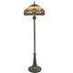 Quoizel Belle Fleur 3-light Vintage Bronze Tiffany-style Floor Lamp