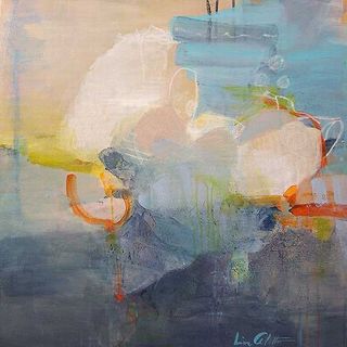 Lina Alattar 'Above the Clouds' Canvas Art