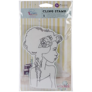 Bloom Cling Rubber Stamps 4"X6"-Girl Hope