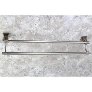 Fortress Satin Nickel 24-inch Double Towel Bar