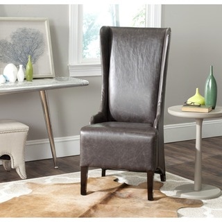 Safavieh En Vogue Dining Bacall Antique Brown Side Chair