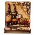 Hand-painted Tuscan View 10.75-inch Ceramic Dinner Plates (Set of 4)