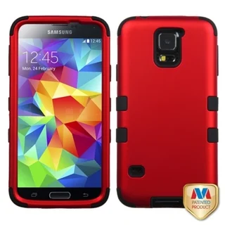 INSTEN High Impact Hybrid Dual Layer Protective Phone Case Cover for Samsung Galaxy S5/ SV