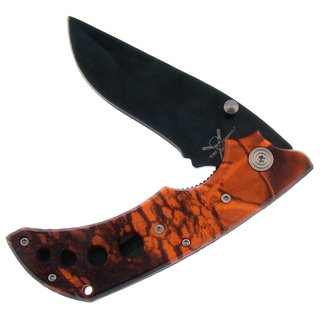 Frost Cutlery Tac Assault Orange Camo Quick Release Tactical Knife