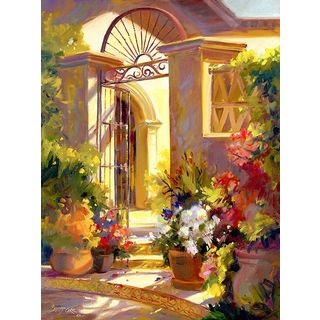 Betty Carr 'Fragrant Entrance' Gallery Wrapped Canvas Art