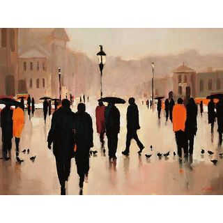 Lorraine Christie 'Where We Once Walked' Gallery Wrapped Canvas Art