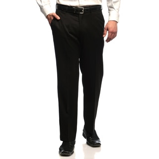 Dockers Men's Black Herringbone Flat-front Suit Separates Pants