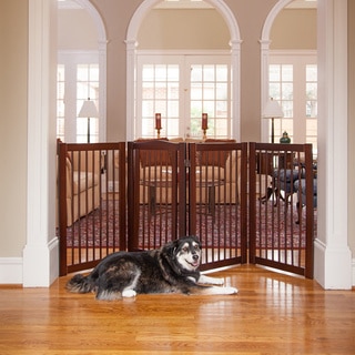 Primetime Petz 360 36-inch Configurable Wooden Pet Gate
