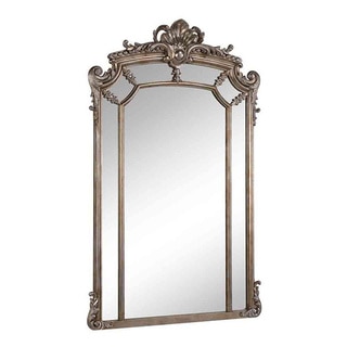 Somette Antique Silver Framed Mirror