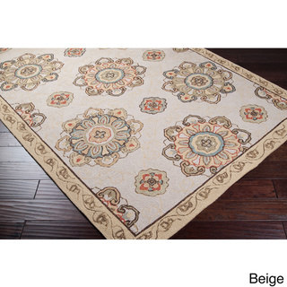 Hand-hooked Mila Contemporary Floral Indoor/ Outdoor Area Rug (8' x 10')