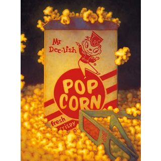 TR Colletta '3D Popcorn' Canvas Art