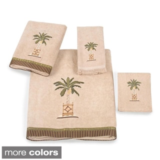 Avanti Banana Palm Embellished 4-piece Towel Set